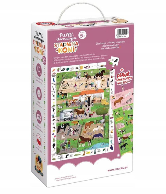 CZUCZU Puzzle Obserwacyjne 84 Stadnina Koni