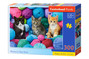 Puzzle 300 Układanka Dla Dzieci KOTKI W KŁĘBKACH WEŁNY Kociaki 8+ Castor