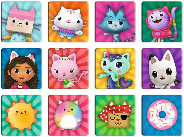 Puzzle 2w1 Gabi Z Kocim Przyjacielem + Memos Układanka Kot Kotek 3+ Trefl