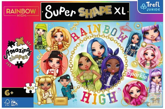 Puzzle 160 XL Rainbow High Laleczki 50027 Trefl
