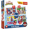 Trefl Puzzle 4w1 Ekipa Spidey'a 34611 