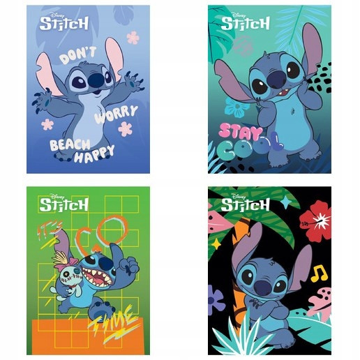 LILO & STITCH ZESZYT A4/32 kratka z marginesem 6566