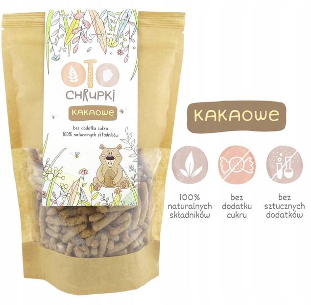Zestaw OTO Chrupki Naturalne MIX 25g Otolandia 8PAK