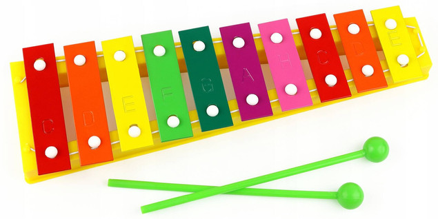 Cymbałki Dzwonki Diatoniczne 10 Tonowe Dla Dzieci MIX 3+ Marek