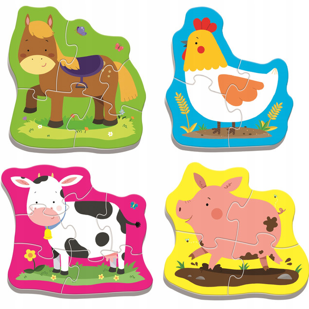 Puzzle Baby Classic Zwierzęta na wsi Trefl 36070