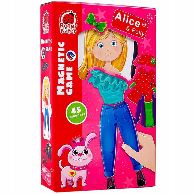 Gra Magnetyczna Alice And Polly Ubieranka Układanka Moda 3+ Roter Kafer