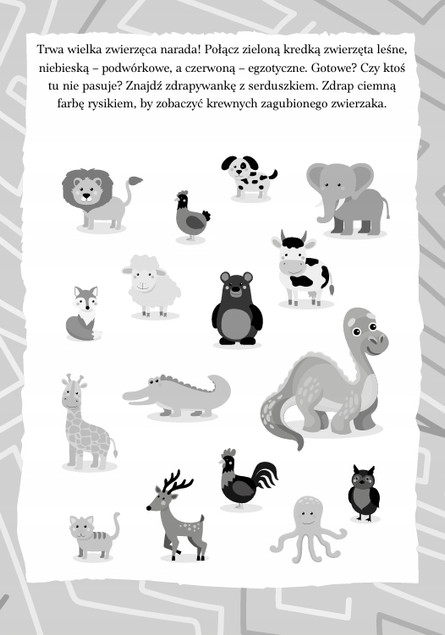 Zadanka & zdrapywanki. Zwierzaki