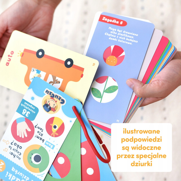Zagadki z Dziurką Dla Dzieci Obrazkowa Książeczka 2+ CzuCzu