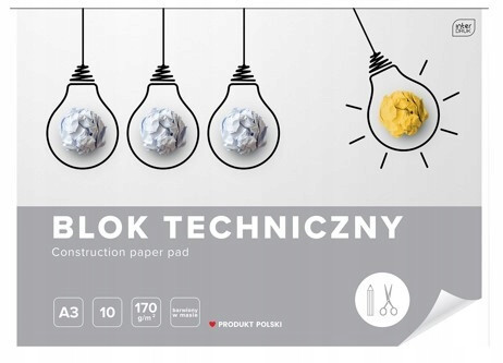 SZKOŁA BLOK TECHNICZNY BIAŁY A3
