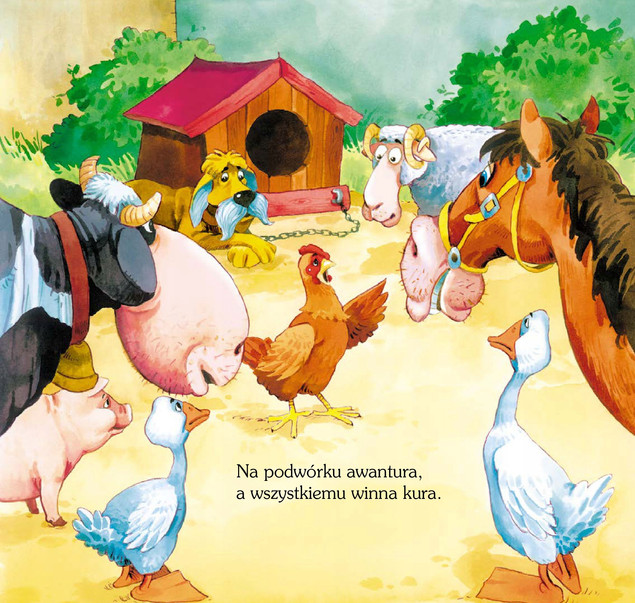Awantura Na Podwórku Wiesław Drabik Bajki i Wierszyki 3+ Skrzat