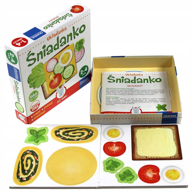 Śniadanko gra układanka GRANNA 00395