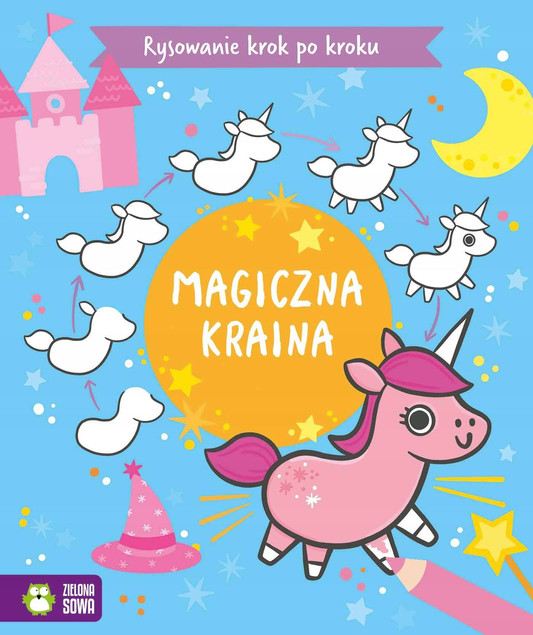 KSIĄŻECZKI DLA DZIECI RYSOWANIE KROK PO  KROKU