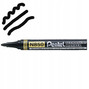Marker Permanentny Pentel N850 Wodoodporny Tusz Okrągła Końcówka CZARNY x5