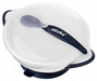 Miseczka na przyssawce white/navy blue Akuku