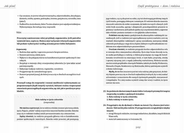 Jak pisać rozprawkę, opowiadanie, charakterystykę...