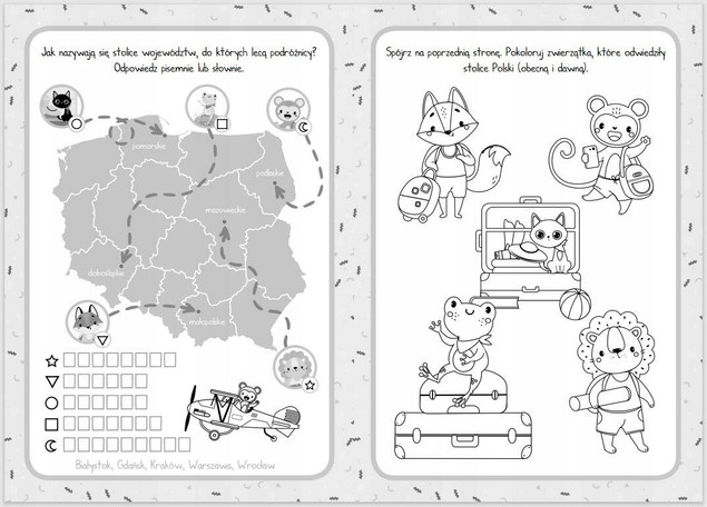 Moja MAPA POLSKI Sabina Grabias 5+ Skrzat