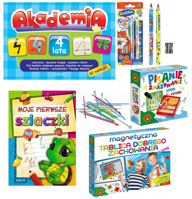 Alexander gra Edukacyjna Pisanie Zmazywanie