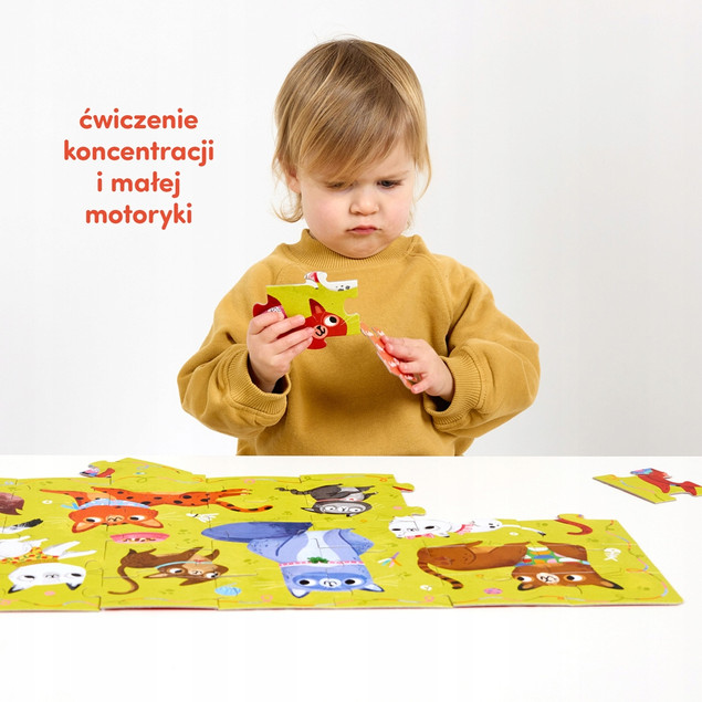 Puzzle Miau Kotki dla dzieci 3+ Czuczu