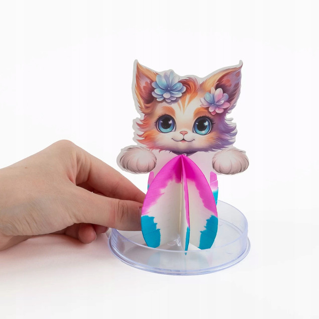 Magiczny Krystaliczny KOTEK Zestaw Kreatywny Eksperyment Kidea