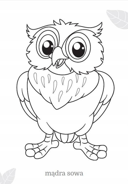 Maluszkowe malowanie. Zwierzęta leśne