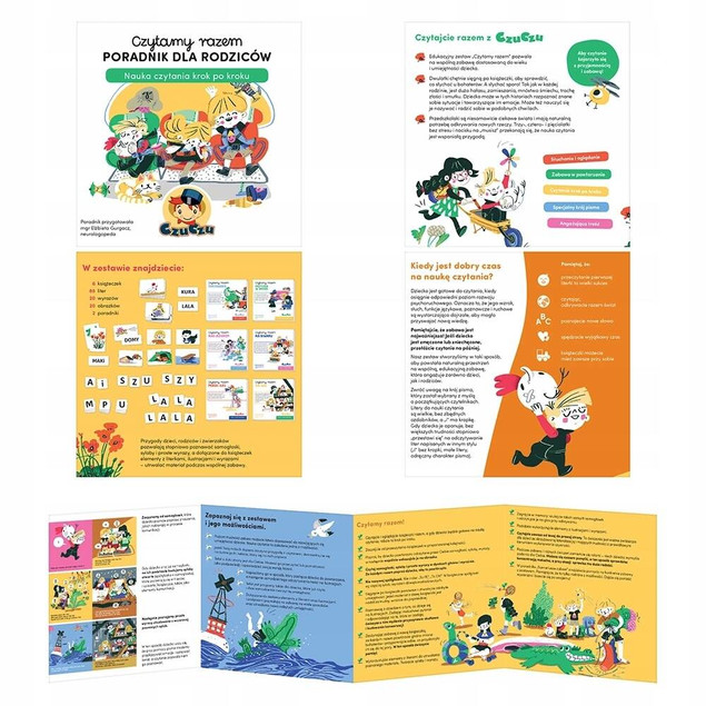 Zestaw Do Nauki Czytania Czytamy Razem CzuCzu