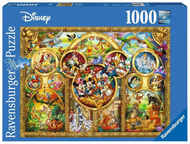 PUZZLE 1000 DISNEY MYSZKA MICKEY KRÓL LEW