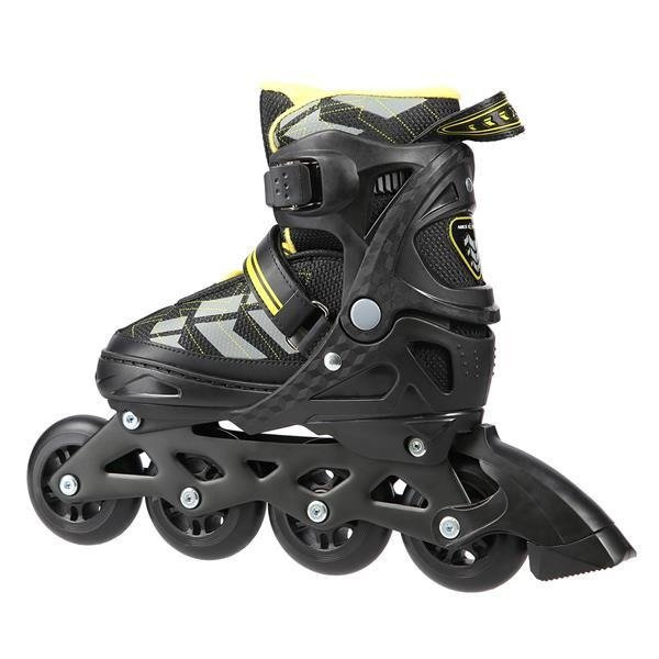 NA11002 CZARNO/ŻÓŁTE  ŁYŻWOROLKI NILS EXTREME