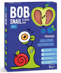 4x Przekąski BOB SNAIL Owocowe MIX Jabłko Malina Truskawka Bez Cukru 240g