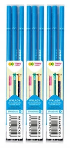 3x Wkład Wymazywalny NIEBIESKI HAPPY COLOR Standard A 0.5mm 9 Sztuk