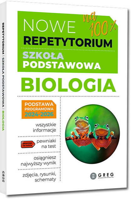 Nowe Repetytorium Szkoła Podstawowa BIOLOGIA 2024-2026 Greg
