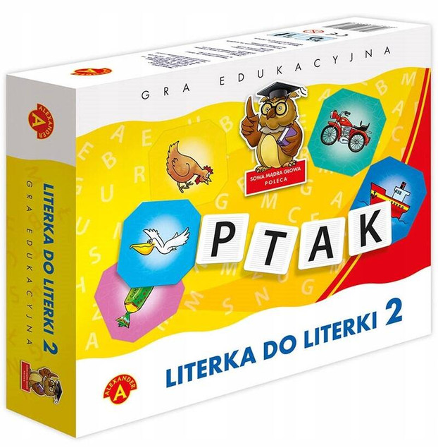 Literka Do Literki 2 Gra Edukacyjna Dla Dzieci Wyrazy 5+ Alexander 0461