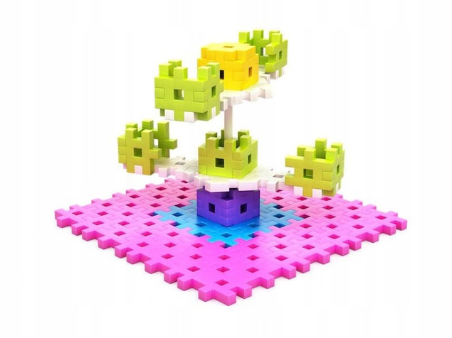 Meli Basic Constructor Pink - klocki konstrukcyjne 400 elementów