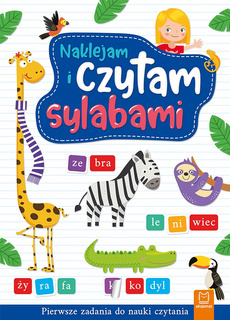 Naklejam i Czytam Sylabami Nauka Czytania Zadania 4+ Aksjomat 3621