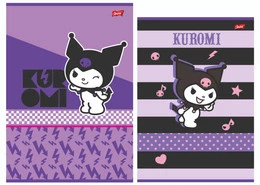 2 x KUROMI ZESZYT A4/32 kratka z marginesem dla dziewczynki