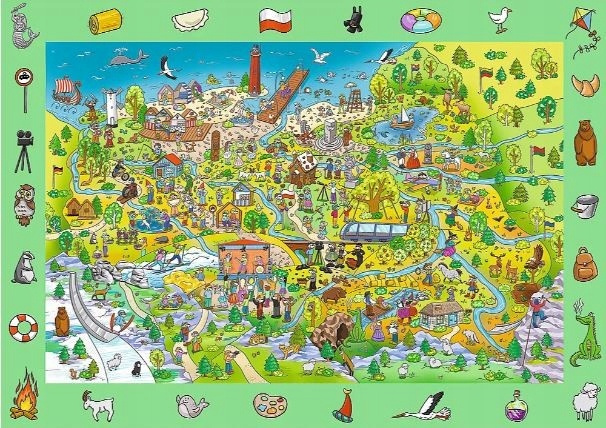 Puzzle Obserwacyjne 100 Układanka SPY GUY Detektyw Szukanie 4+ Trefl