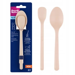 LOVI Zestaw Pierwsza Łyżeczka i Łyżka Stołowa ŁOSOSIOWY 35/585_bei