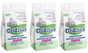 3x DZIDZIUŚ Proszek Do Prania HIPOALERGICZNY Uniwersalny Dla Dzieci 1,5kg