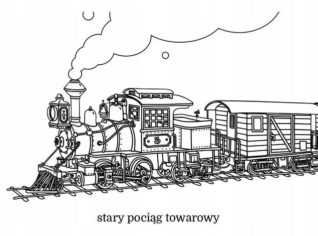 Pociągi. Maluszkowe malowanie