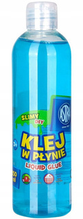 Klej W Płynie Uniwersalny SLIME NIEBIESKI 250 ml Przezroczysty Astra