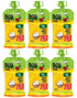 6x BOB SNAIL Smoothie MANGO KOKOS CYTRYNA Bez Dodatku Cukru Mus 120g