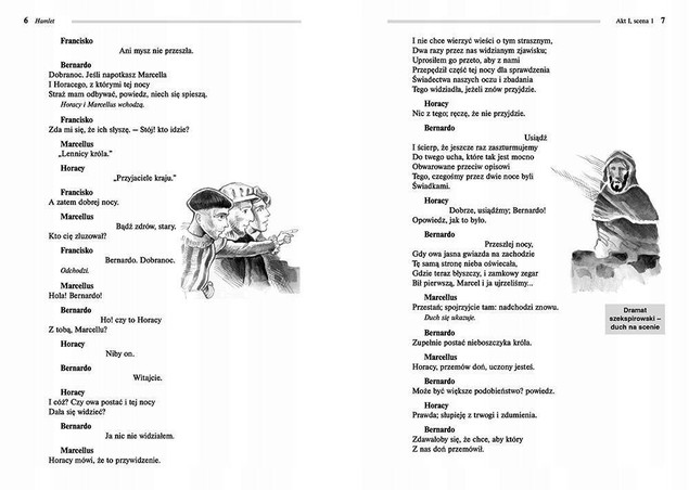 Hamlet Szekspir lektury z opracowaniem Greg