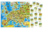 Puzzle 180 Układanka Dla Dzieci MAPA EUROPY Edukacyjne Flagi Quiz 6+ Castor