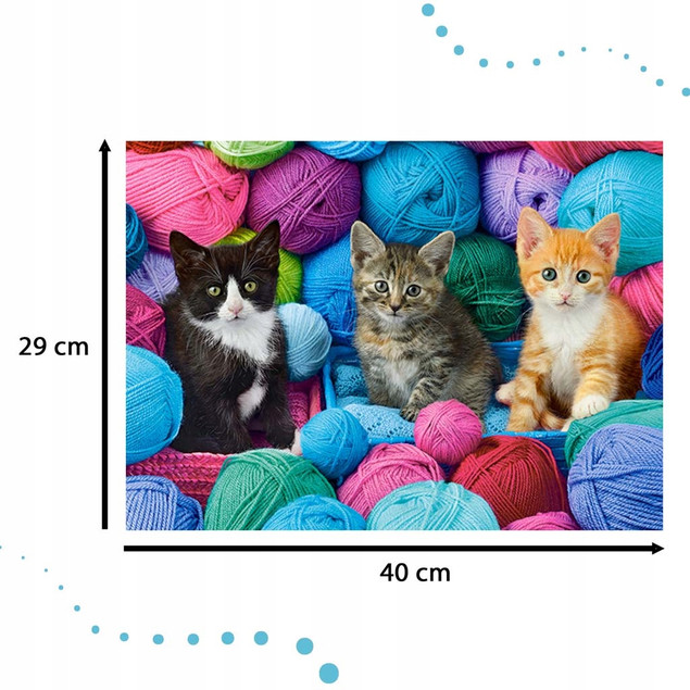 Puzzle 300 Kittens in Yarn Store CASTOR