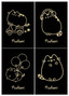 4 X ZESZYT A5, 60 KARTEK, KRATKA Z MARGINESEM, PUSHEEN BLACK, KOTEK KOT