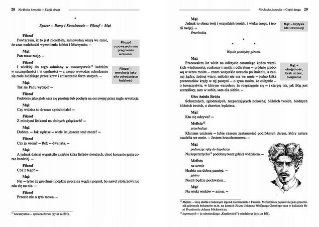 Nie-Boska Komedia Krasiński lektury z opracowaniem
