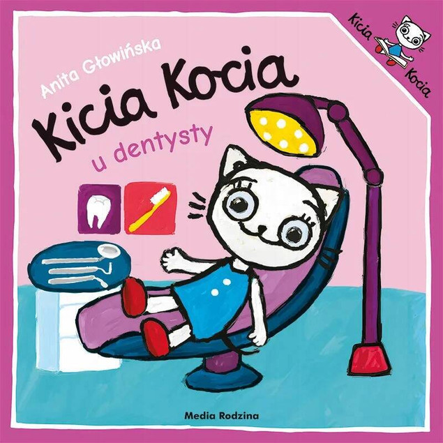 KICIA KOCIA Pakiet 7 Kolorowych Książeczek Dla Dzieci Anita Głowińska 0+