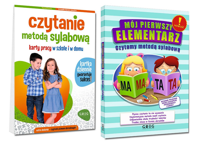 Czytanie metodą sylabową. Karty pracy