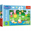 Puzzle ŚWINKA PEPPA Wakacyjna zabawa 60 el TREFL