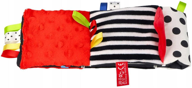 Mała książeczka Sensoryczna Czerwona Mom's Care