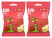 2x BOB SNAIL Żelki Owocowe JABŁKO TRUSKAWKA Bez Dodatku Cukru 2x 40g (80g)